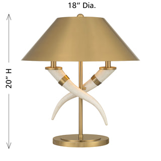 Hearne 2-Light Table Lamp by Dann Foley
