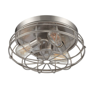 Scout 3-Light Ceiling Light in Satin Nickel