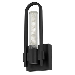 Arch 12 Inch Outdoor Wall Sconce in Sand Black Finish