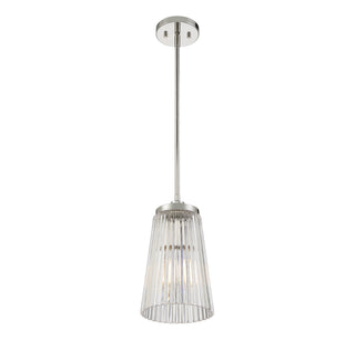 Chantilly 1-Light Pendant in Polished Nickel