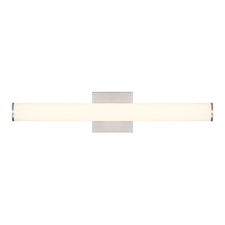 Colt 24" Contemporary LED Cylinder Vanity Light in Satin Nickel