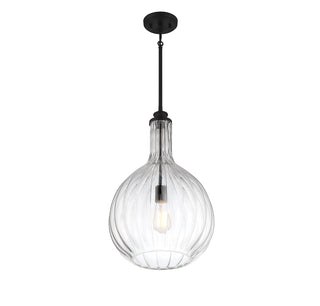 Brandon 1-Light Pendant in Matte Black
