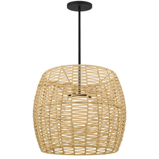 Aruba 24 Inch Outdoor / Indoor Pendant in Sand Black