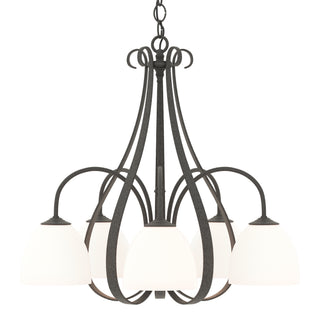 Sweeping Taper 5 Arm Chandelier