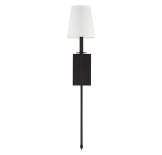 Monroe 1-Light Wall Sconce in Matte Black