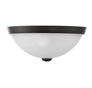 2-Light Ceiling Light in English Bronze