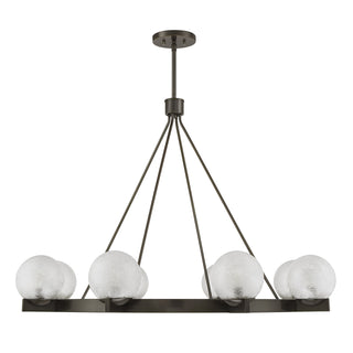 Darien 8-Light Chandelier in Mediterranean Bronze
