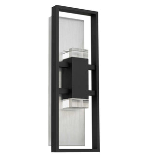 Mars 18 Inch Outdoor Wall Sconce in Black Finish