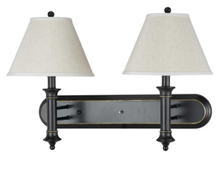 60W X 2 WALL FIXTURE W/ROCKER SWCH