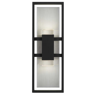 Mars 18 Inch Outdoor Wall Sconce in Black Finish