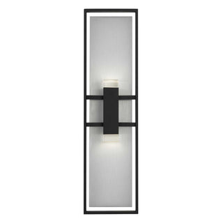 Mars 32 Inch Outdoor Wall Sconce in Black Finish
