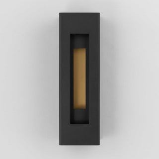 Layer 18 Inch Outdoor Wall Sconce in Sand Black Finish