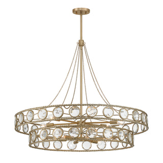 Cologne 12-Light Pendant in Opulent Gold