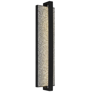 Seafoam 32 Inch Wall Sconce  Sand Black