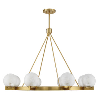 Darien 8-Light Chandelier in Warm Brass