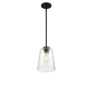 Calhoun 1-Light Pendant in Matte Black