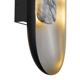 Marilyn Wall Sconce  in Brushed Alluminum Finish