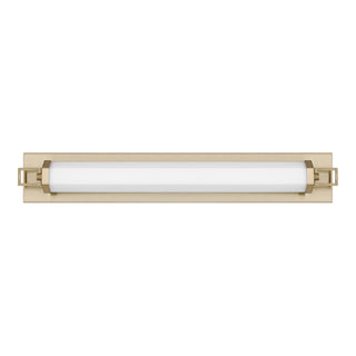 Parker 28" LED Bathroom Vanity Light in Noble Brass