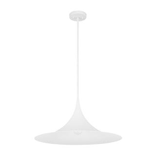 Bowdin 1-Light Pendant in Bisque White