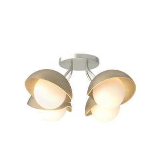 Brooklyn 4-Light Single Shade Semi-Flush