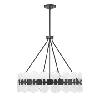 Bancroft 6-Light Chandelier in Matte Black