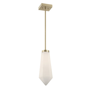 Leland 1-Light Pendant in Noble Brass by Dann Foley