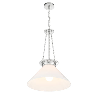 Myers 1-Light Pendant in Polished Nickel