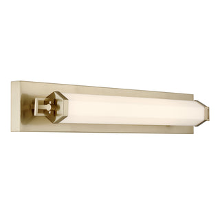 Parker 28" LED Bathroom Vanity Light in Noble Brass