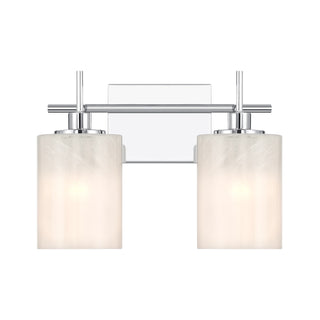 2-Light Bathroom Vanity Light in Chrome