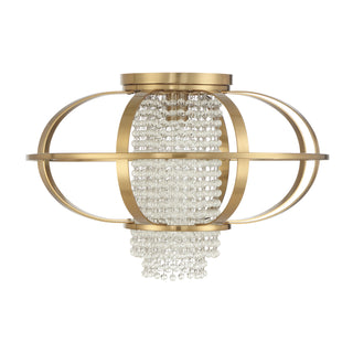 Idlewild 1-Light Ceiling Light in Warm Brass