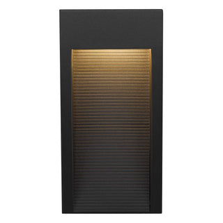 Taper 10 Inch Outdoor Wall Sconce in Sand Black Finish