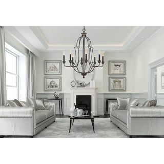 60W X 8 Lebrija Metal Chandelier (Edison Bulbs Not Included)