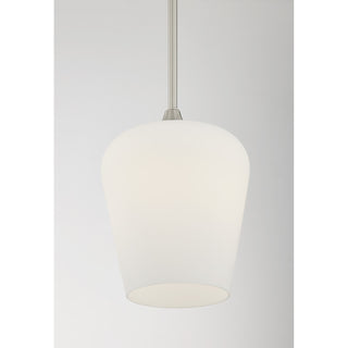 Octave 1-Light Pendant in Satin Nickel