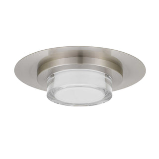 Plate Flush Mount  Brushed in Stainless Steel Finish