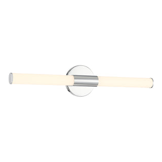 Connor 24" Mini Tube LED Cylinder Vanity Light in Chrome