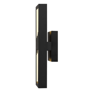 Sunrize 15 Inch Outdoor Wall Sconce in Sand Black Finish