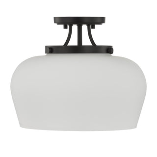 Octave 3-Light Ceiling Light in Matte Black