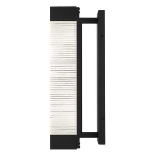 Solice 21 Inch Outdoor Wall Sconce in Sand Black Finish