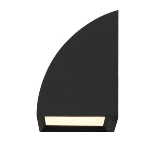 Slope Wall Sconce in Sand Black Finish