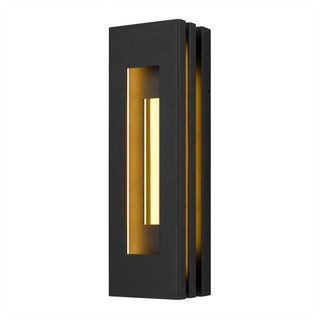 Layer 18 Inch Outdoor Wall Sconce in Sand Black Finish