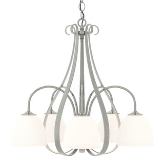 Sweeping Taper 5 Arm Chandelier
