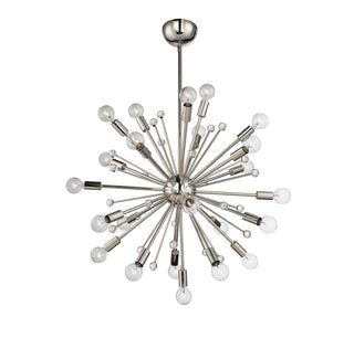 Galea 24-Light Chandelier in Polished Nickel