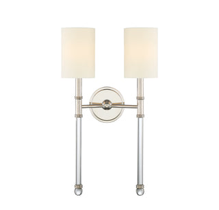 Fremont 2-Light Wall Sconce in Polished Nickel