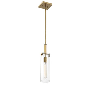Winfield 1-Light Mini-Pendant in Warm Brass
