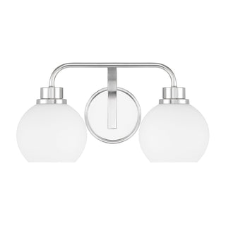 2-Light Bathroom Vanity Light in Chrome