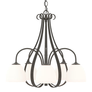 Sweeping Taper 5 Arm Chandelier