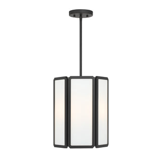 Leeds 3-Light Pendant in Matte Black