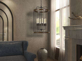 36" Cantania Metal Fixture in Metal Finish