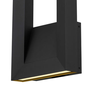 Paletto 28 Inch Outdoor Wall Sconce in Sand Black Finish