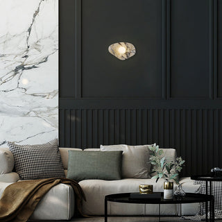Tenere Outdoor Wall Sconce in White Marble
